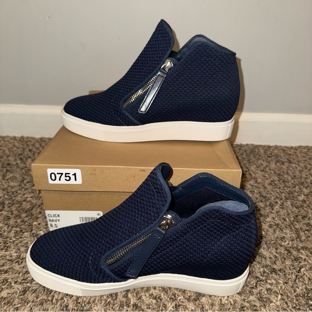Steve Madden Hidden Wedge Sneaker size 8.5 NEW